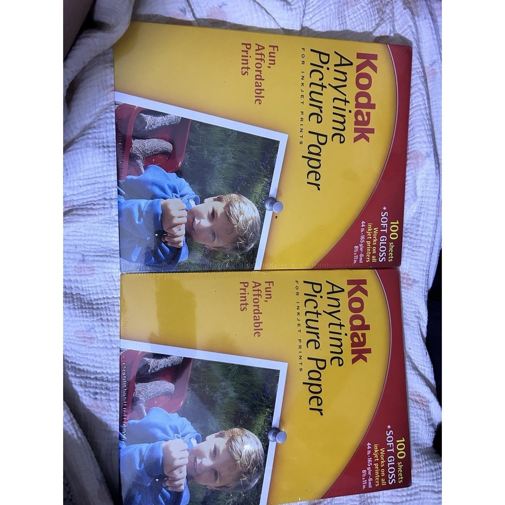 Kodak‎ Anytime Picture Paper Soft Gloss Sheets New